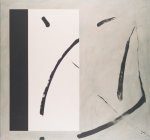 Als het zwart zijn sporen laat, 1989 - acryl op doek - 150 x 160 cm.